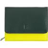 DUDU Portafoglio donna piccolo RFID in pelle multicolore Colorful Mangrove