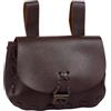 CALFOVERA Marsupio Vintage In Pelle PU Borsa Da Cintura Tardo Medievale Portatile Marrone Fatta A Mano Rinascimentale per Donne Accessori per Costumi di Halloween SCA Rinascimento LARP e Fiera Del