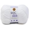 Lion Brand Yarn Company 202-100 Basic Stitch - Filato anti pelucchi, bianco, una matassa