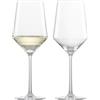 Zwiesel Glas Schott Zwiesel 0026.113409 - Calice da vino in cristallo Tritan Pure Collection, Sauvignon Blanc, 394 g, set da 2, trasparente