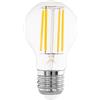 Eglo Lampadina a LED E27, classe energetica A, a risparmio energetico, 2,2 watt, 470 lumen, luce bianca calda, 3000 kelvin, lampadina A60, Ø 6 cm