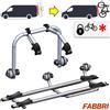 Fabbri KIT trasformazione da PORTASCI IN PORTABICI FABBRI doppia porta silver