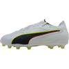 PUMA King 20 PRO FG/AG - Scarpe da Calcio Unisex, Colore: Nero e Oro Bianco, Taglia 42, Puma Nero PUMA Bianco PUMA Oro, 44.5 EU