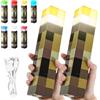 VOHESEA 2 pezzi Craft lampada da parete - 28 cm lampada notturna ricaricabile 7 colori a mano/supporto da parete con gancio, lampada da comodino con ricarica USB per bambini, regali cosplay, decorazione per