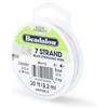 Beadalon 7 - Filo per Perline 0.015 (0.38mm) Bianco