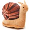 Uni-Toys - Eco-Line - Grande lumaca di agata - 100% materiale riciclato - 22 cm (lunghezza) - lumaca di peluche - peluche