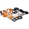 Jada Toys - Kit di modellino pressofuso Fast & Furious Brian & Toyota Supra, in scala 1:24 con figura pressofusa da 7 cm, colore: arancione