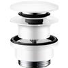 hansgrohe Scarico Push-Open per lavabo e bidet bianco opaco