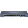 Hikvision Switch DS-3E1510P-SI.Smart Managed Series 10 porte managed 16Mbps PoE 110W + 2Uplink Fibra
