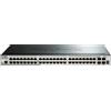 D-LINK SWITCH 52 PORTE GIGABIT POE MANAGED, INCLUDE 4 PORTE 10G SFP+
