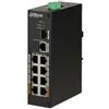 DAHUA SWITCH 8P POE +1P SFP +1P GBIT V2 UNMANAGED - INDUSTRIALE DAHUA