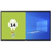 YASHI MONITOR YASHI LY8622 SUPERTOUCH 86" AI 4K 8/128GB 40 TOCCHI ANDROID 14 EDLA STAF