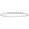 Breil, Collezione Tennis, Bracciale Uomo in Acciaio Lucido con Cubic Zirconia, Lucente ed Elegante, Lunghezza Regolabile