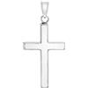 CARISSIMA Pendente a Croce da 2,5 cm/1 in Oro Bianco 9 ct