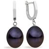 Secret & You Orecchini pendenti con perle coltivate d'acqua dolce 10-11 mm Secret & You Argento sterling 925 - Disponibili in diversi colori naturali bianco, rosa e arancione e trattati grigio e nero