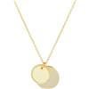 Langro Living Brandlinger ® Atelier - Catena con ciondolo in argento Sterling 925 placcato oro. Collana in oro con lunghezza della catena 40 cm + 5 cm