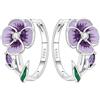 MISEFF Orecchini da donna in argento Sterling ipoallergenici, orecchini a cerchio in argento 925, minimalisti, per l'uso quotidiano da donna, Taglia unica, Argento sterling, Zirconia cubica
