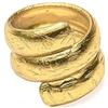 Vestopazzo anello serpente design in ottone.Nickel tested.Lavorazione artigianale.Taglia unica misura regolabile.DD15070