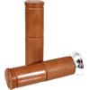 cyclingcolors Manopole moto 130 mm diametro 24 mm in gomma per manubrio compatibile con Vespa PX, marrone chiaro