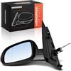 Frankberg Manualmentee Specchietto Retrovisore Sinistro Replace #1428280 | Compatibile con Opel Corsa C X01 2000-2006, Corsa C Furgone/Compatto X01 2000-2006; Tipo di vetro dello specchio: asferico