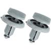 XUKEY 2 Pezzi Clip per Ripiano del Bagagliaio per Nissan Juke F15, 799161KA3A Clip per Ripiano Portaoggetti del Bagagliaio, Clip di Montaggio, Plastica Grigia di Ricambio