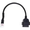 EMSea Cavo diagnostico OBD2 Moto 4 Pin compatibile con FJR 1300 FZ09 MT09 Plotter MT10 FZ10 MT07 MT09 FZ-10 MT-10 XSR 700 XSR 900 R6 R1 TMAX 530