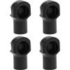 EMSea 4 pezzi Ammortizzatore pneumatico a gas per porta bagagli in plastica Accessorio per baule, cofano motore, conversione auto, roulotte abitativa M8 X 10,5 mm per testa sferica da 10 mm
