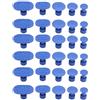 Akozon linguette per estrattore + Strumenti di Riparazione Senza Vernice Settore Automobilistico Colla Che Tira le Linguette 30pcs dell'estrattore di Rimozione dell'ammaccatura del Corpo di Automobile