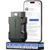 TOPDON TopScan Master OBD2 Diagnosi Auto Bluetooth, Scanner Auto bidirezionale/Test Attivo per iOS & Android, 120+ marche, 30+ funzioni di reset, CAN FD&DoIP, FCA/Nissan/Renault SGW, Supporto AI