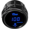 LKRXW Indicatore di Livello Carburante per Auto 52mm Livello Serbatoio Manometro 12V Blu Luce Digitali Olio Benzina Livello Strumenti Calibro Gauge Misuratore 0 a 100