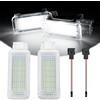 AUTOXBERT 2 luci LED SMD per vano piedi, illuminazione interna del bagagliaio, per Au-di A2 A3 A4 S4 A5 A6 A8 Q5 Q7 VW Pass-at Rabbit Golf Jetta, Plug&Play