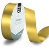 Vaessen Creative Nastro di Raso Oro - Nastro Colorati 20 m x 25 mm per il Fai-da-te - Decorazioni Matrimonio - per Regali e Segnalibri