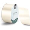 Vaessen Creative Nastro di Raso Bianco Antico - Nastro Colorati 20 m x 50 mm per il Fai-da-te - Decorazioni Matrimonio - per Regali e Segnalibri