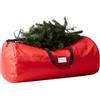 SHATCHI Borsa per la conservazione di alberi di Natale artificiali, smontati, fino a 2,7 m di altezza, resistente, impermeabile, con cerniera e manici per il trasporto