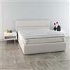 Italian Bed Linen Topper Matrimoniale 160x195 Made in Italy con Fibre d'Argento per Massimo Comfort