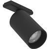 Eglo Faretto LED per sistema binario Track Plus, dimmerabile, accessorio per binario a soffitto, plastica nera, luce calda-fredda, Ø 5,8 cm