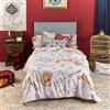 BL BELUM BELUM | Copripiumino Harry Potter Modello Hedwig | 100% Cotone Con Bottoni | Qualità Per Letto da 90 (155 x 220 cm)