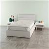 MB HOME ITALY Topper trapuntato con Elastici, Canapa, Singolo 80x195cm