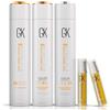 GK Hair Shampoo e balsamo idratante con Shampoo chiarificante pH+ (300 ml x 3) con 2 sieri per capelli olio biologico (10 ml x 2)