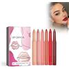 Cynamus Lip Liner - Lip Liner, 6 colori, idratante, per labbra morbide, waterproof, naturale per labbra