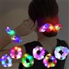 FerraDrend 6 Pezzi Scrunchies LED, Elastici per Capelli Luminosi, Scrunchies per Capelli, Fasce Elastiche per Capelli LED con 3 Modalità di Luce, Fasce Luminose per l'uso Quotidiano, Festival e Feste
