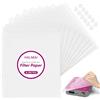HALMAI 200 Fogli Carta Filtro Aspirapolvere per Unghie, Filtri di Polvere Monouso per la Maggior Parte delle Macchine, Aspirazione per Salon Unghie, Spa, Tecnico - Accessori (Bianco)