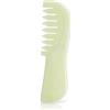 Leosense Pettine per massaggio del cuoio capelluto in giada, pietra di giada naturale, strumento per massaggi gua sha, per braccia, gambe, mani, collo, massaggiatore meridiano, strumento facciale Gua Sha