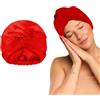 GLOV Questo elegante turban in seta per donna è ideale per mantenere i capelli in ordine e privi di crespo Progettato per offrire comfort durante il sonno garantisce una notte di riposo sereno