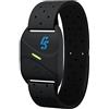 Capital Sports Fascia Cardio per Fitness, Cardiofrequenzimetro per Ciclismo, Smart Watch, Monitoraggio Battito Cardiaco, Fascia Cardio Bluetooth BLE e ANT+, Fascia Contapassi con Sensore Cadenza LED