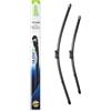 VALEO Silencio Tergicristalli VF488 Kit di Spazzole tergicristallo originali Flat Blade ad Alte Prestazioni, Maggior Visibilità su Strada 800mm/700mm Anteriore Confezione da 2 574688