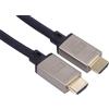 PremiumCord Cavo HDMI 2.1 Ad Altissima velocità 8KM/M, 48 Gbps con Ethernet, Compatibile con Video 8K A 60 Hz, Deep Color, 3D, eARC, HDR, 3X Schermato, Connettori Placcati Oro, Metallizzato, 1 m