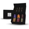 P-Stash Black Box Mix di Noci Sweet Temptation - Confezione da 6 - Noci Pecan, Nocciole, Mandorle & Anacardi - Noci miste con spezie uniche, tostate a mano a Berlino