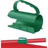 Ajuanbazha Taglierina per Carta Regalo, Strumento di Taglio Portatile per Imballaggio, Taglierino Carta Regalo con Manico per Natale e Feste (Verde)
