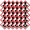 TE-Office GHS 08 - Etichette per sostanze pericolose, 100 pezzi, 10 x 10 mm, multicolore